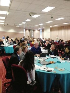 At round table discussions, REALTORS® shared their thoughts about the future. (Photo courtesy of MLSListings Inc.)